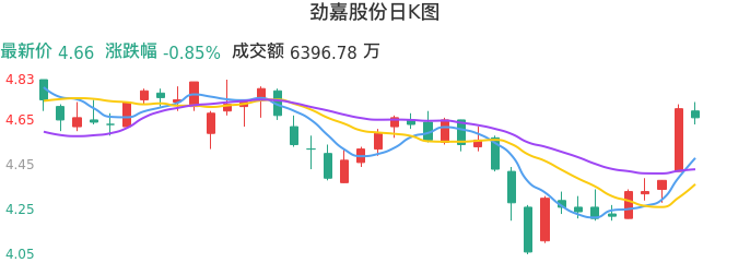 整体分析-日K图：劲嘉股份股票整体分析报告