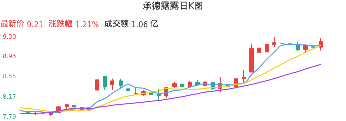 整体分析-日K图：承德露露股票整体分析报告