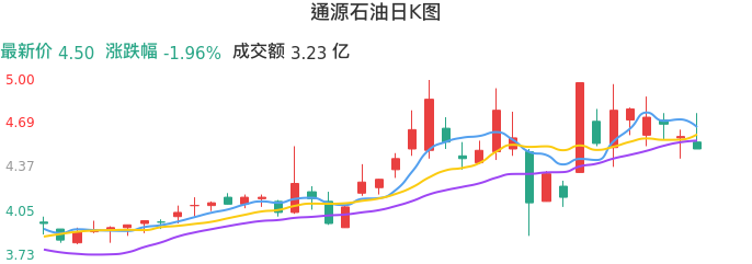 整体分析-日K图：通源石油股票整体分析报告