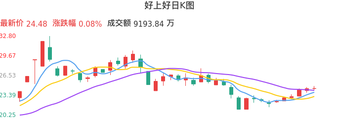 整体分析-日K图：好上好股票整体分析报告