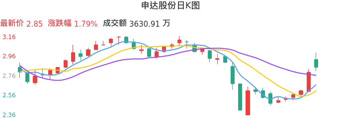 整体分析-日K图：申达股份股票整体分析报告