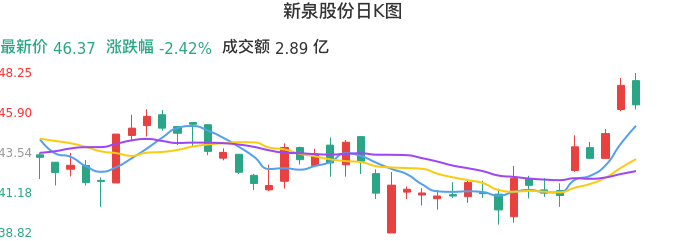 整体分析-日K图：新泉股份股票整体分析报告