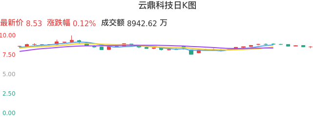 整体分析-日K图：云鼎科技股票整体分析报告