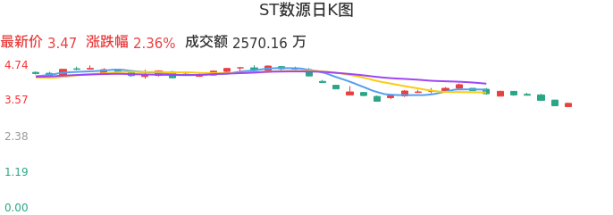 整体分析-日K图：ST数源股票整体分析报告