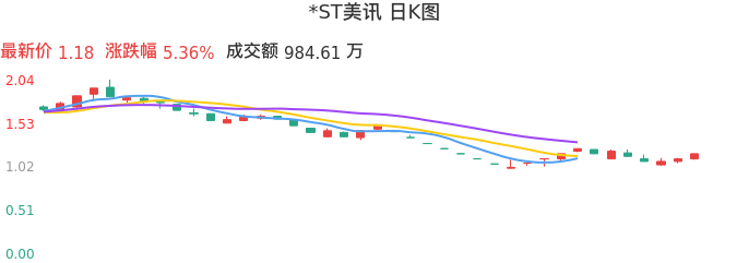 整体分析-日K图：*ST美讯股票整体分析报告