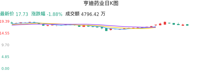 整体分析-日K图：亨迪药业股票整体分析报告