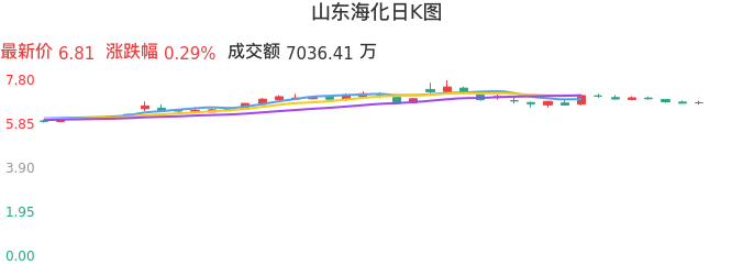 整体分析-日K图：山东海化股票整体分析报告