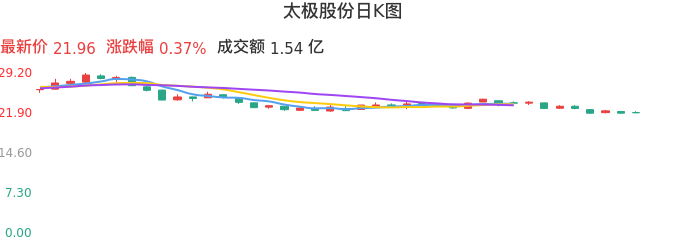 整体分析-日K图：太极股份股票整体分析报告