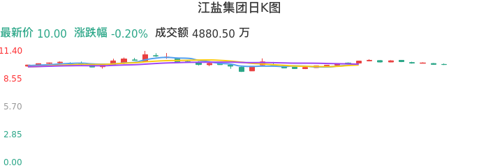 整体分析-日K图：江盐集团股票整体分析报告
