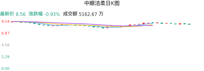 整体分析-日K图：中顺洁柔股票整体分析报告