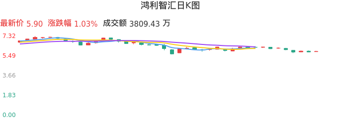 整体分析-日K图:鸿利智汇股票整体分析报告