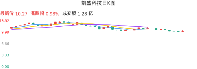 整体分析-日K图:凯盛科技股票整体分析报告