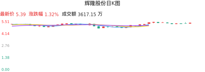 整体分析-日K图：辉隆股份股票整体分析报告