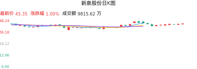 整体分析-日K图：新泉股份股票整体分析报告