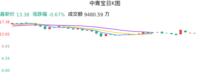 整体分析-日K图：中青宝股票整体分析报告