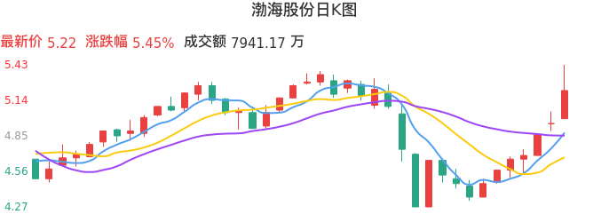 整体分析-日K图：渤海股份股票整体分析报告