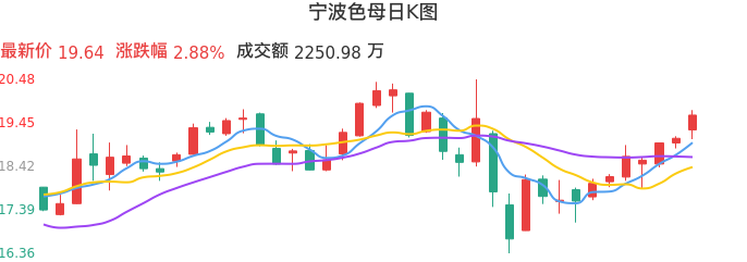 整体分析-日K图：宁波色母股票整体分析报告