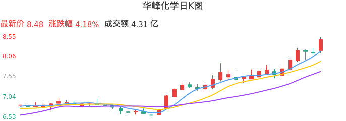 整体分析-日K图：华峰化学股票整体分析报告