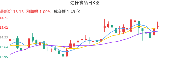整体分析-日K图：劲仔食品股票整体分析报告