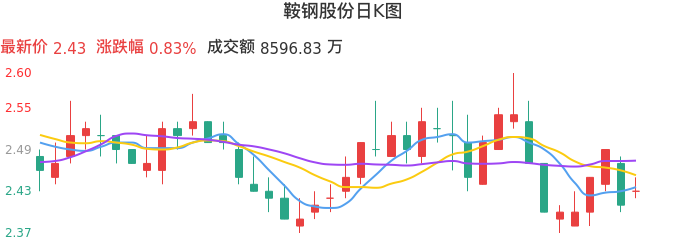 整体分析-日K图：鞍钢股份股票整体分析报告