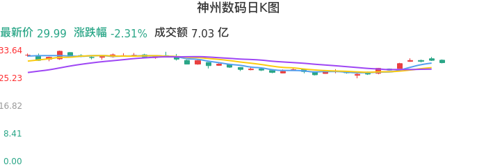 整体分析-日K图:神州数码股票整体分析报告