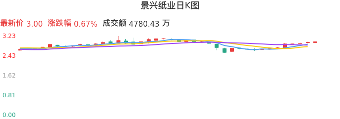 整体分析-日K图：景兴纸业股票整体分析报告