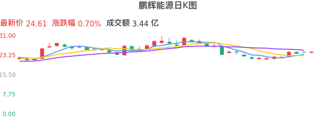 整体分析-日K图：鹏辉能源股票整体分析报告