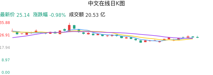 整体分析-日K图：中文在线股票整体分析报告