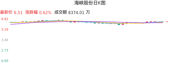 整体分析-日K图：海峡股份股票整体分析报告
