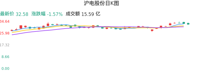 整体分析-日K图:沪电股份股票整体分析报告