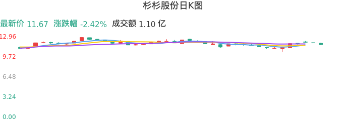 整体分析-日K图：杉杉股份股票整体分析报告