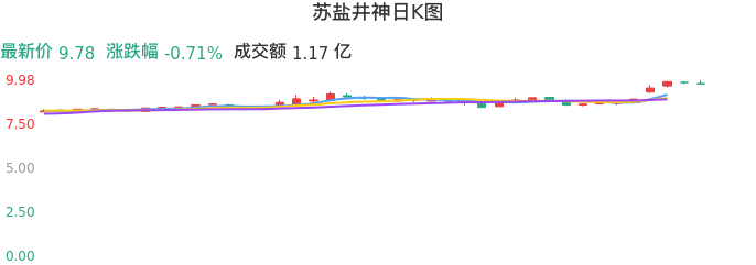 整体分析-日K图:苏盐井神股票整体分析报告