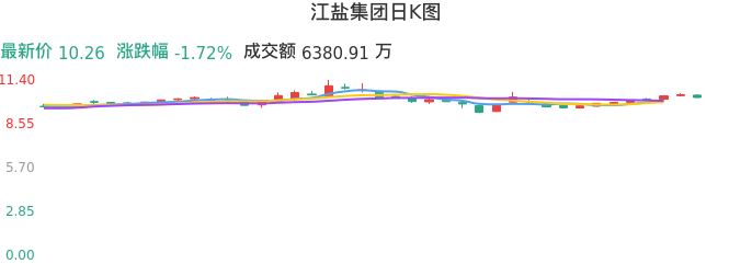 整体分析-日K图：江盐集团股票整体分析报告
