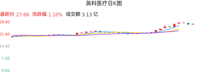 整体分析-日K图：英科医疗股票整体分析报告
