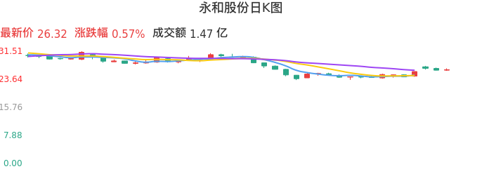 整体分析-日K图:永和股份股票整体分析报告