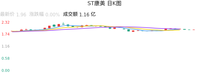 整体分析-日K图：ST康美股票整体分析报告