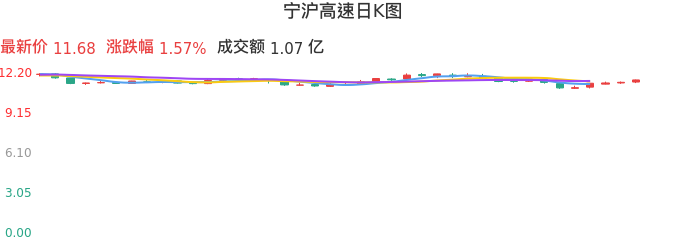整体分析-日K图：宁沪高速股票整体分析报告