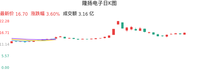 整体分析-日K图：隆扬电子股票整体分析报告