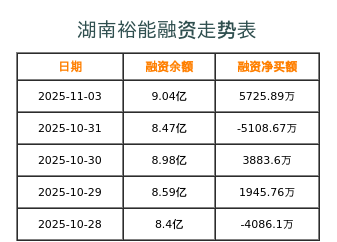 湖南裕能融资表