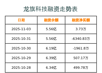 龙旗科技融资表